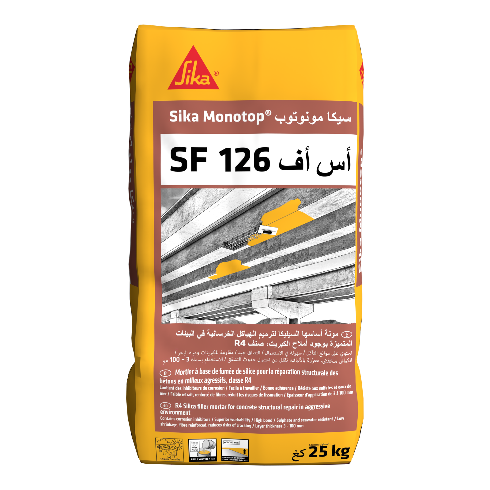 Sika MonoTop® SF-126 – Mortier de Finition Pour Béton